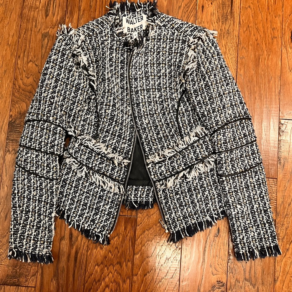 Walter Baker tweed jacket M nwt